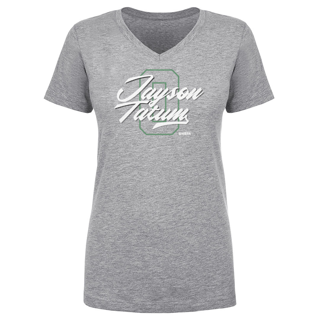 Jayson Tatum Women's V-Neck T-Shirt | 500 LEVEL