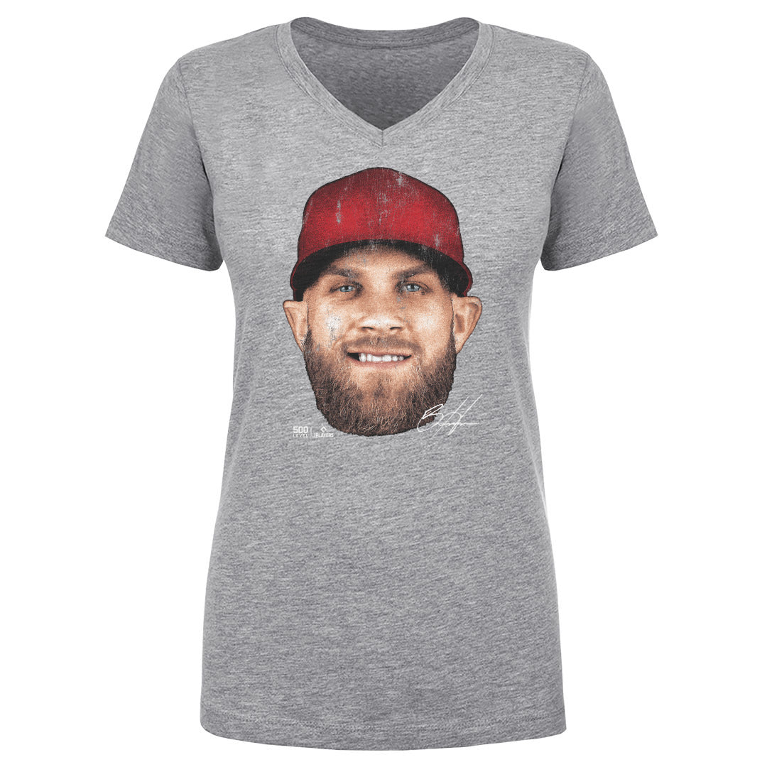 Bryce Harper Women's V-Neck T-Shirt | 500 LEVEL