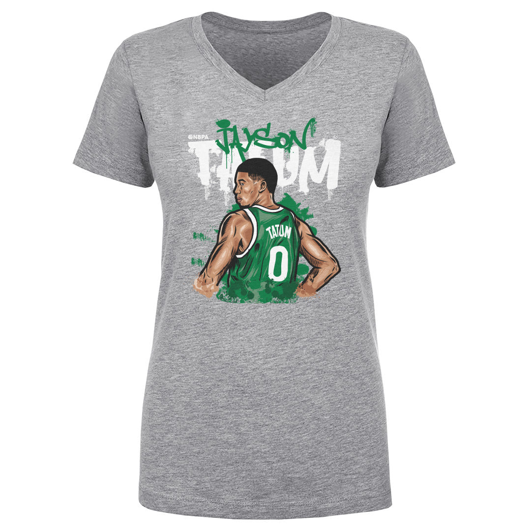 Jayson Tatum Women's V-Neck T-Shirt | 500 LEVEL