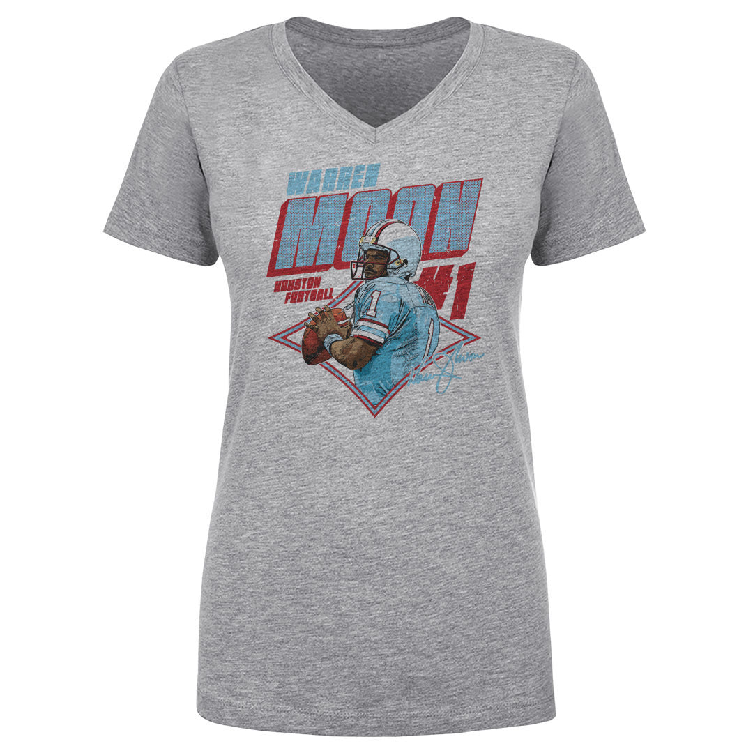 Warren Moon Women's V-Neck T-Shirt | 500 LEVEL