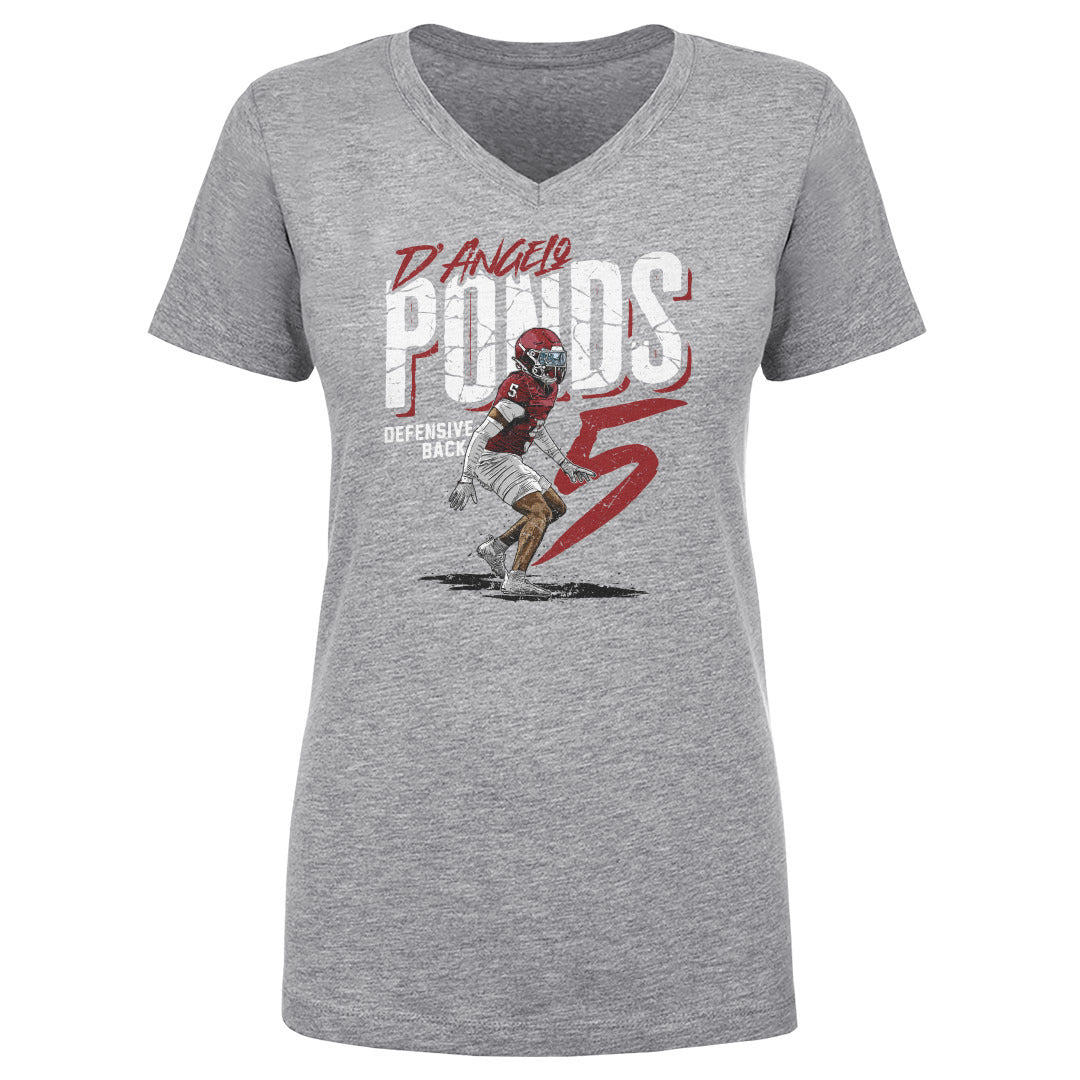 D'Angelo Ponds Women's V-Neck T-Shirt | 500 LEVEL
