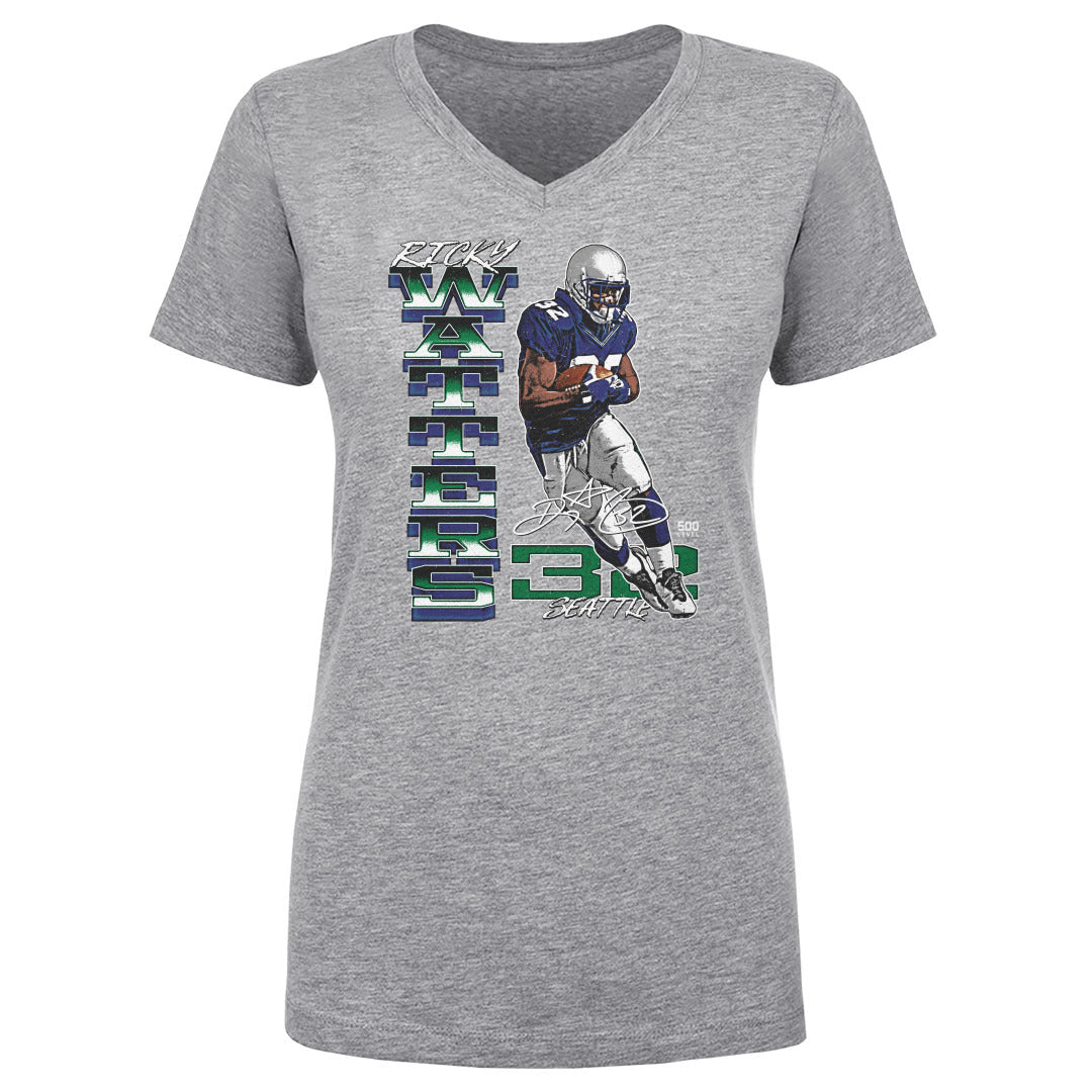 Ricky Watters Women's V-Neck T-Shirt | 500 LEVEL