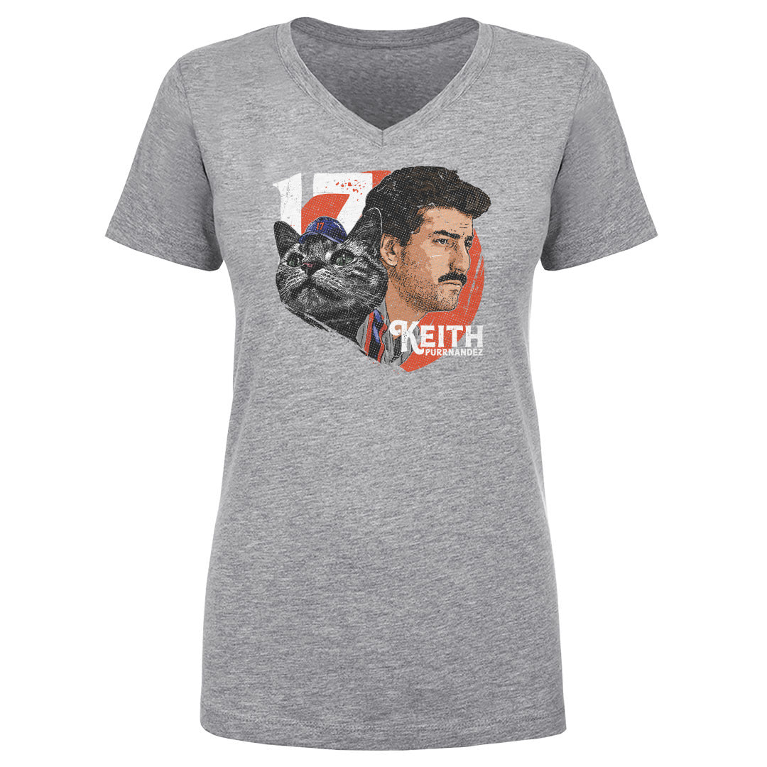 Keith Hernandez Women's V-Neck T-Shirt | 500 LEVEL