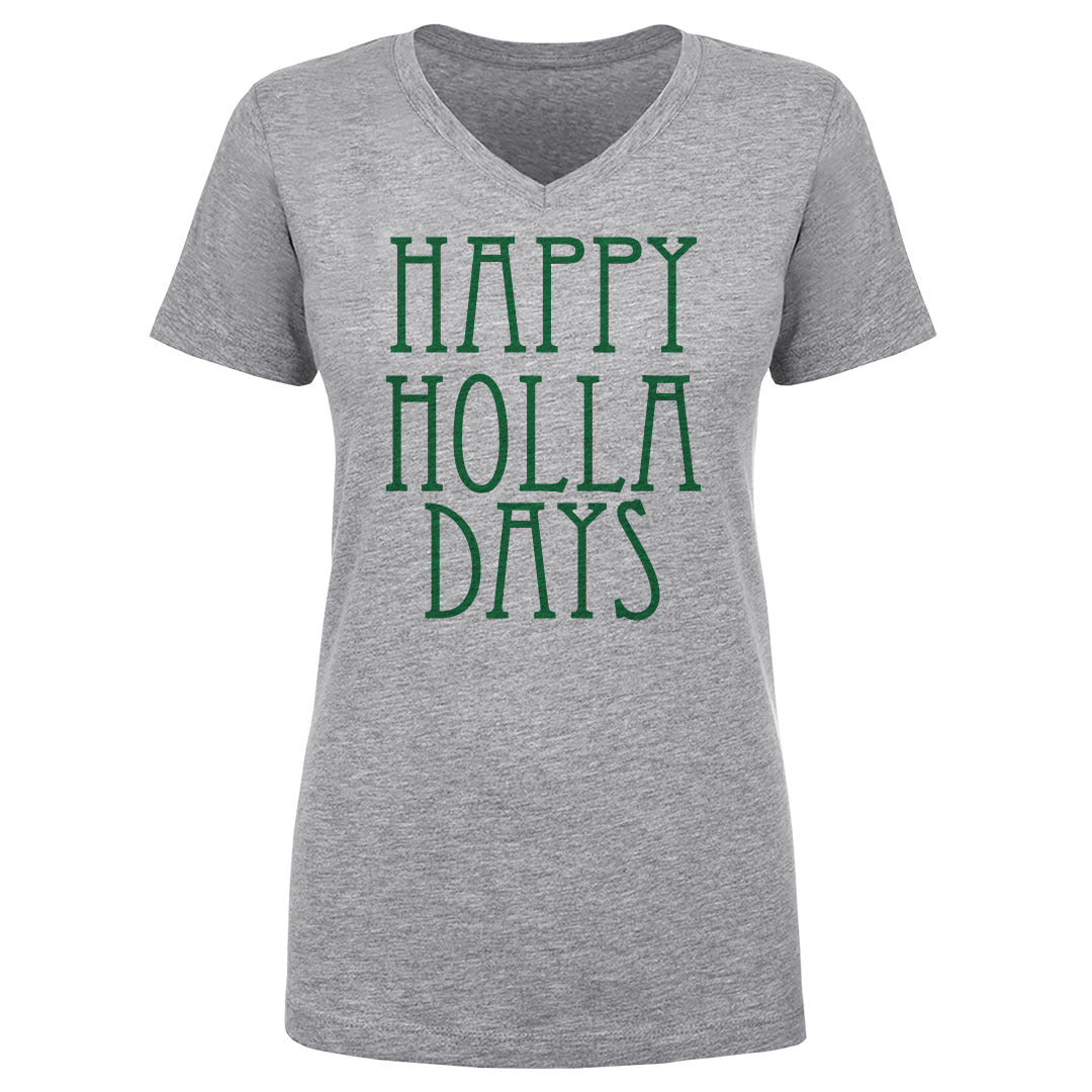 Christmas Women's V-Neck T-Shirt | 500 LEVEL