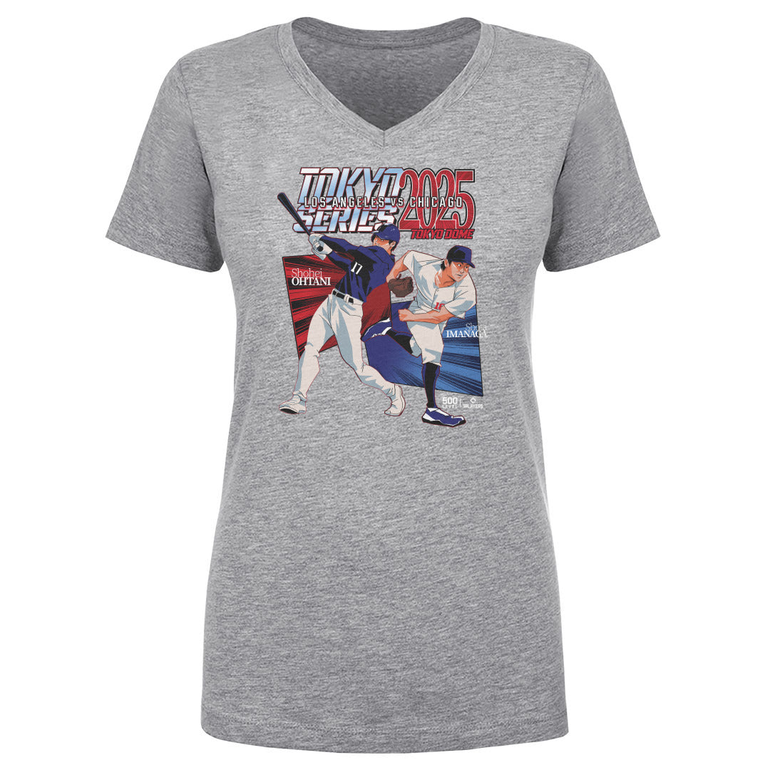 Shohei Ohtani Women's V-Neck T-Shirt | 500 LEVEL