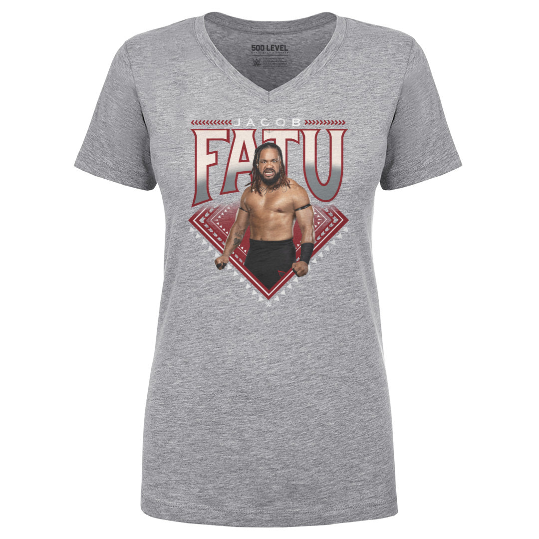 Jacob Fatu Women's V-Neck T-Shirt | 500 LEVEL