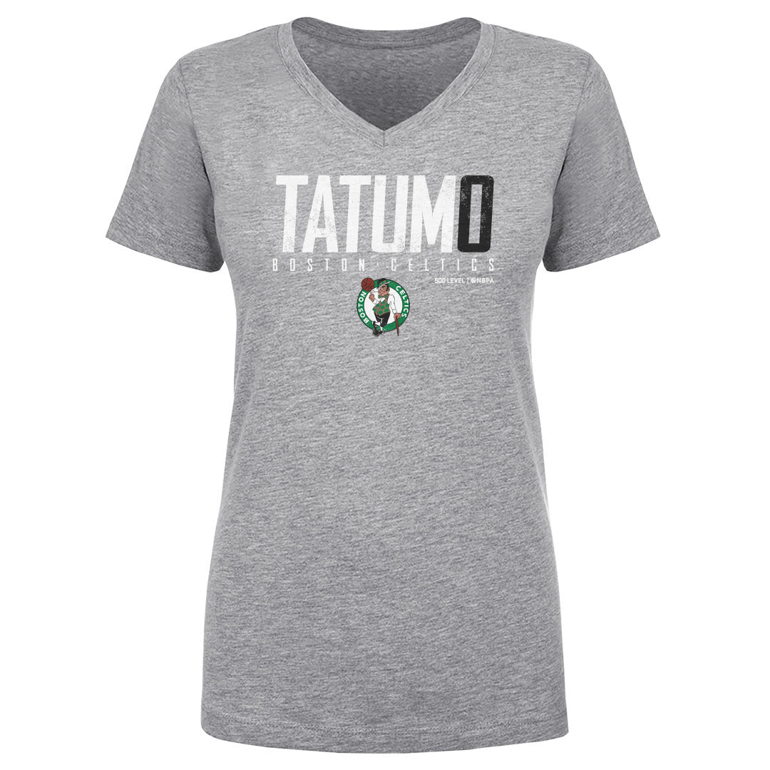 Jayson Tatum Women's V-Neck T-Shirt | 500 LEVEL