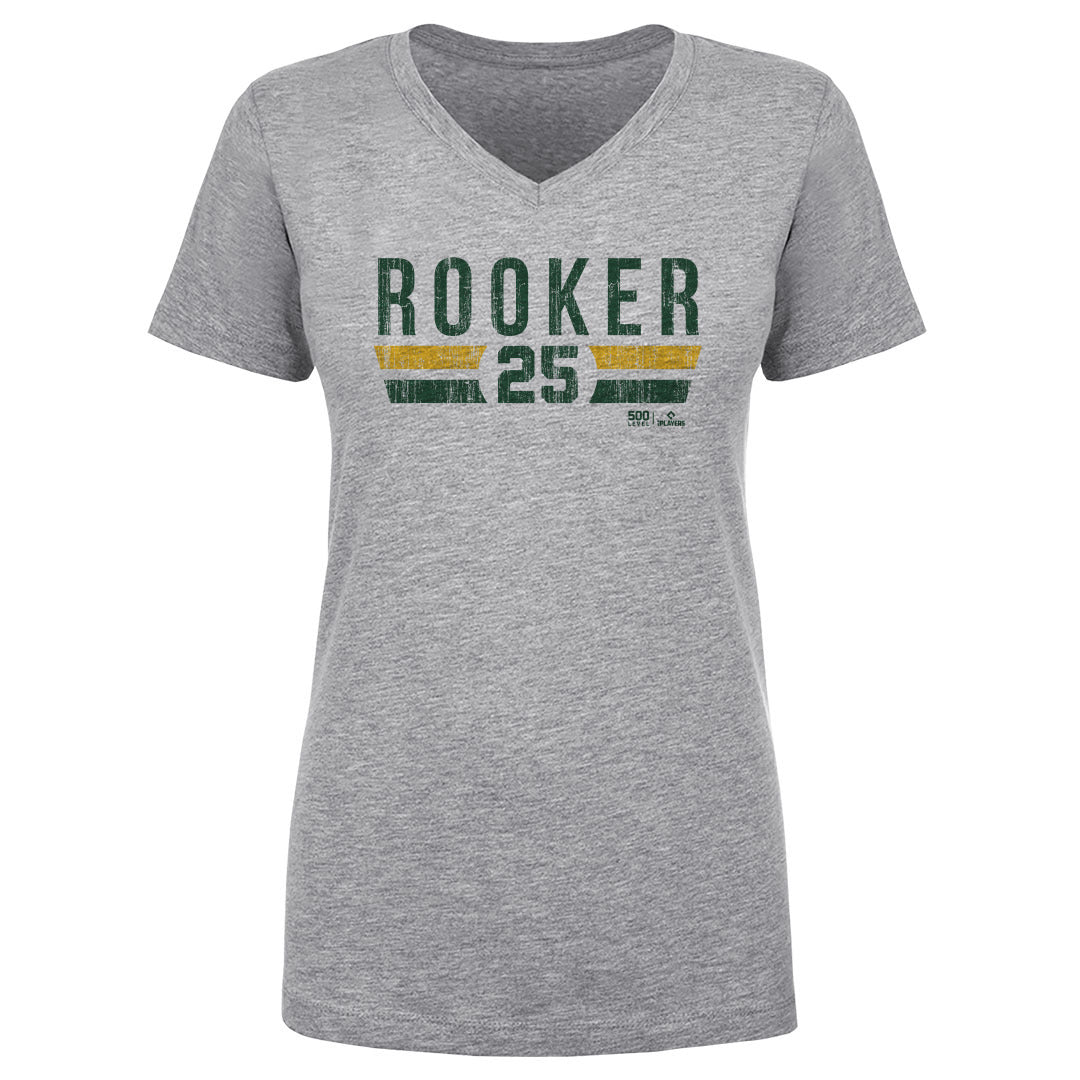 Brent Rooker Women's V-Neck T-Shirt | 500 LEVEL