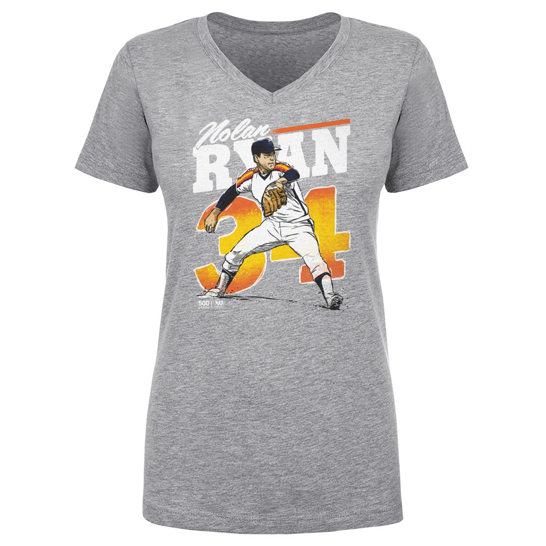 Nolan Ryan Women's V-Neck T-Shirt | 500 LEVEL