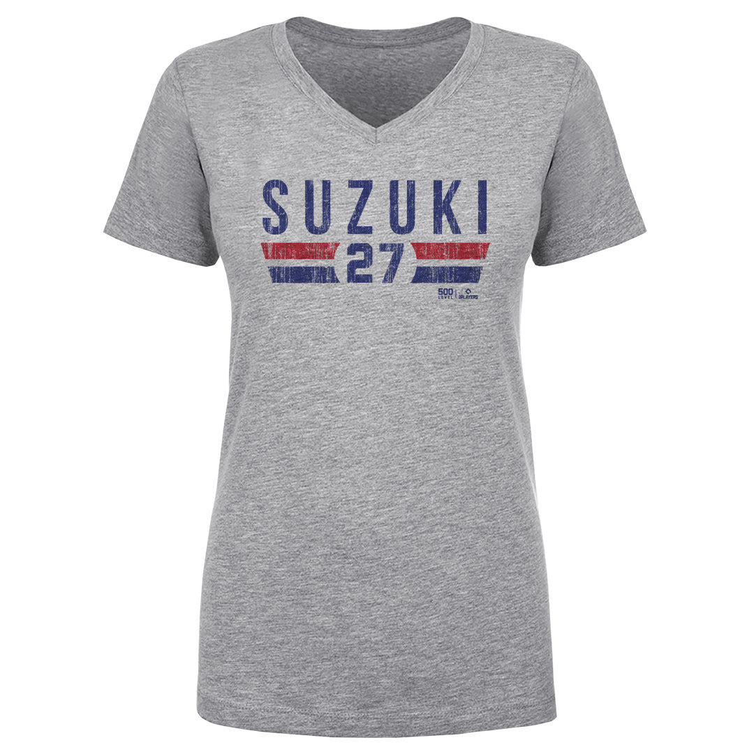 Seiya Suzuki Women's V-Neck T-Shirt | 500 LEVEL