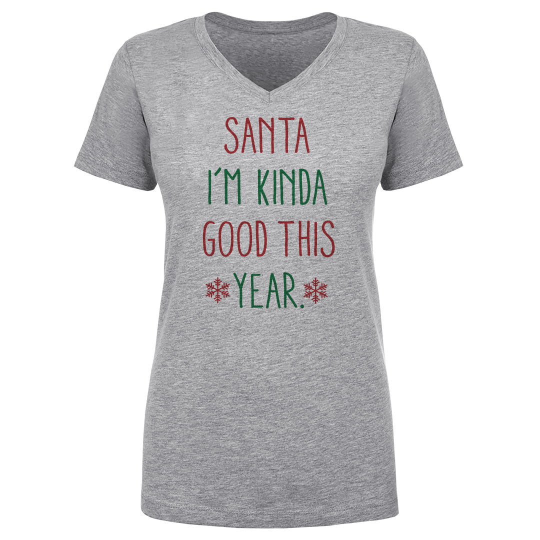 Christmas Women's V-Neck T-Shirt | 500 LEVEL