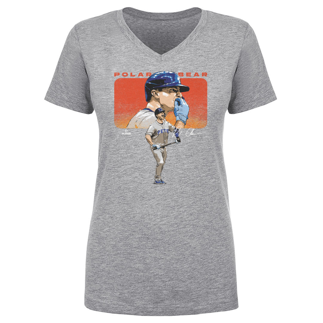 Pete Alonso Women's V-Neck T-Shirt | 500 LEVEL
