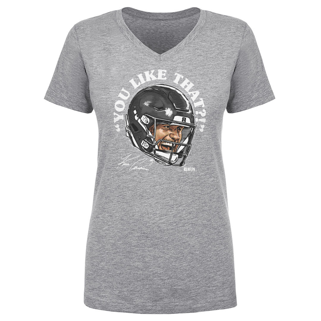 Kirk Cousins Women's V-Neck T-Shirt | 500 LEVEL