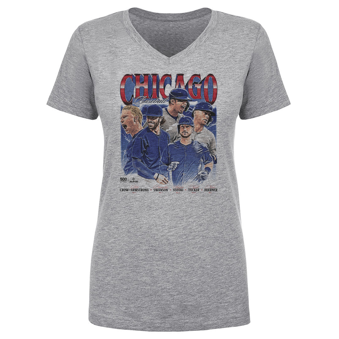 Chicago Women's V-Neck T-Shirt | 500 LEVEL