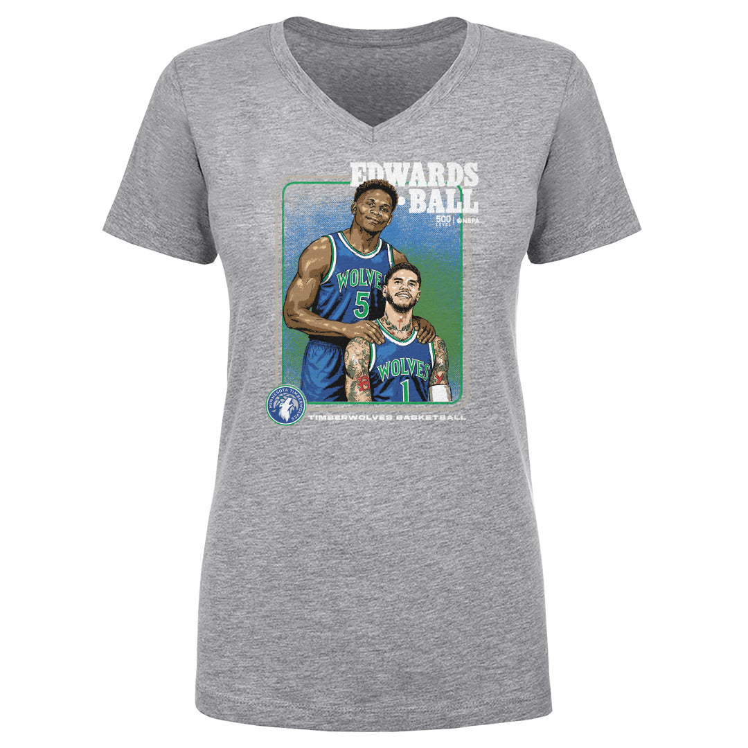 Anthony Edwards Women's V-Neck T-Shirt | 500 LEVEL