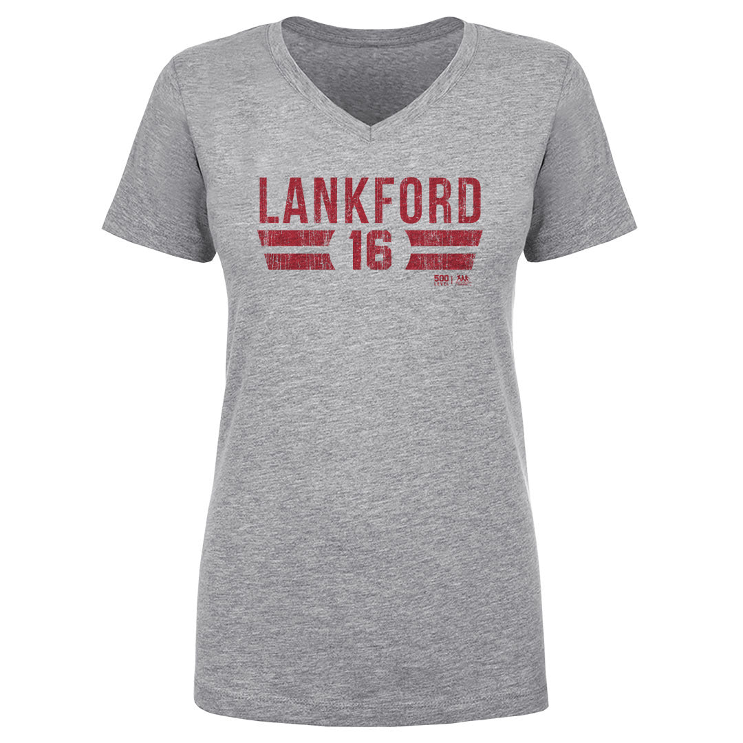 Ray Lankford Women's V-Neck T-Shirt | 500 LEVEL