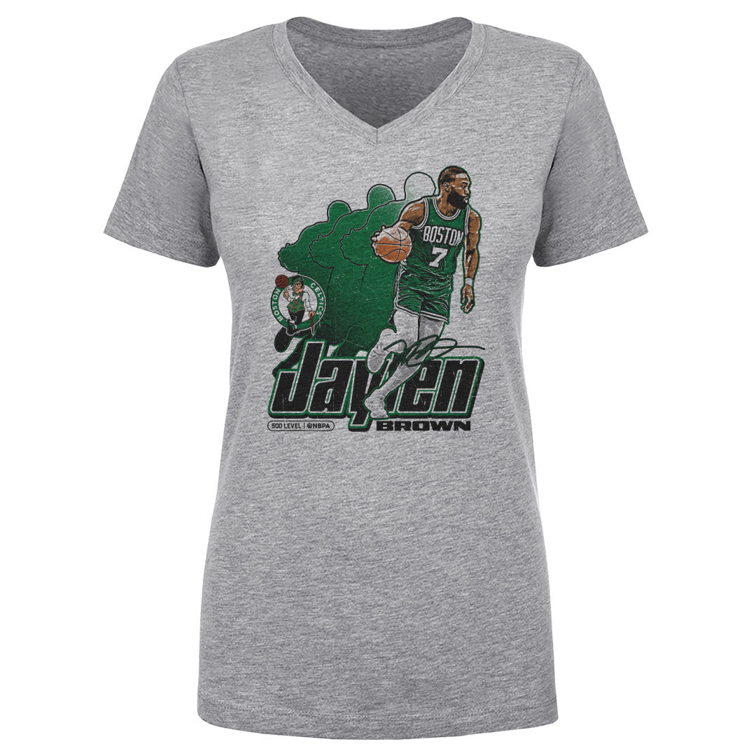 Jaylen Brown Women's V-Neck T-Shirt | 500 LEVEL