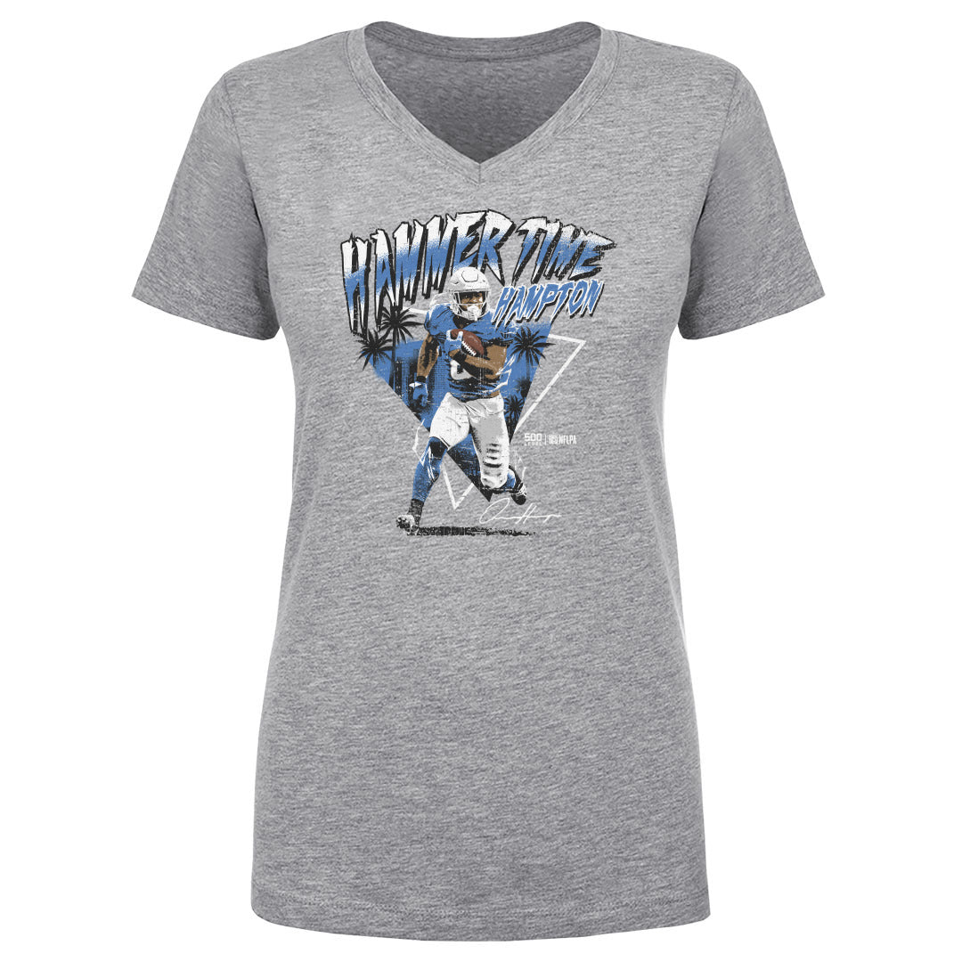 Omarion Hampton Women's V-Neck T-Shirt | 500 LEVEL