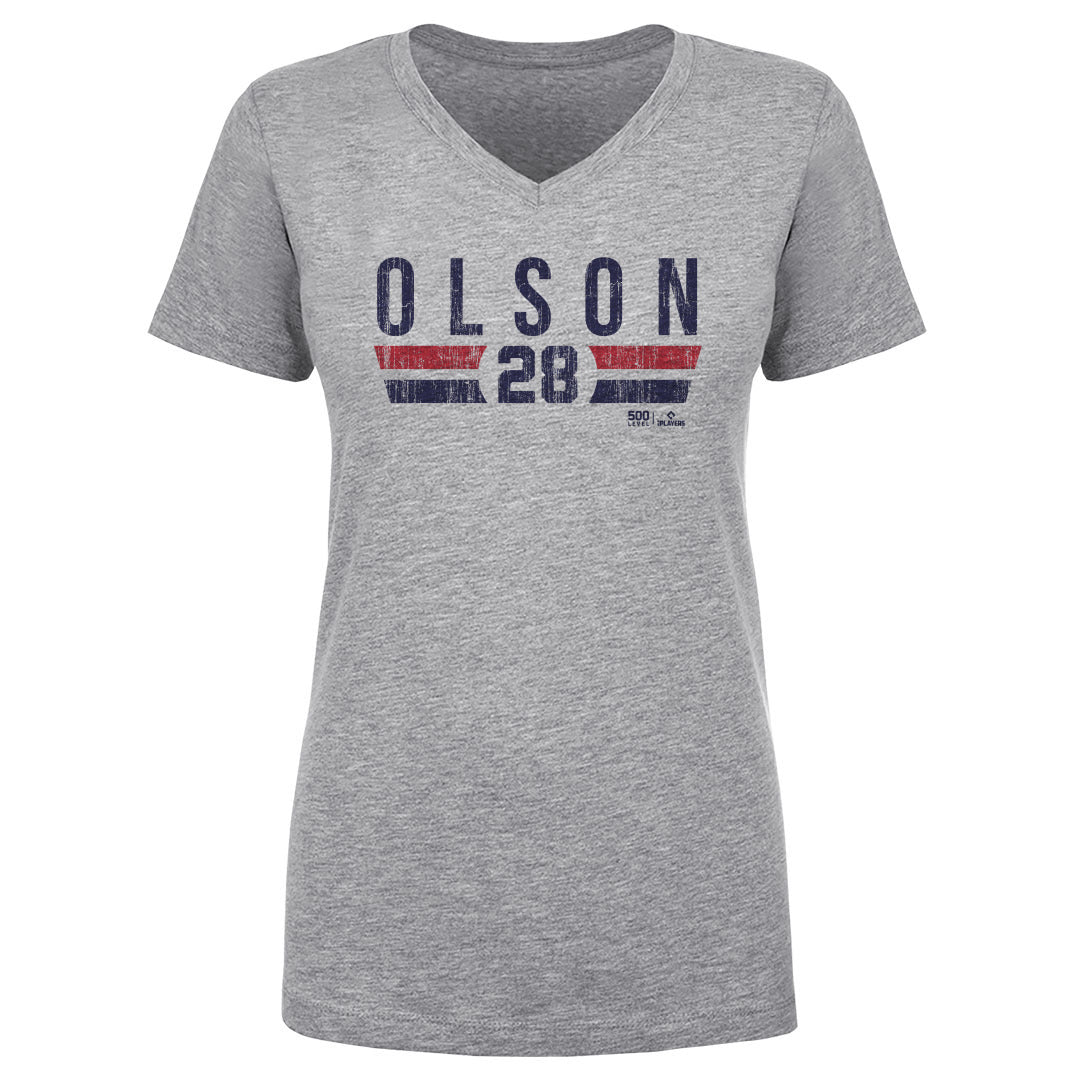 Matt Olson Women's V-Neck T-Shirt | 500 LEVEL