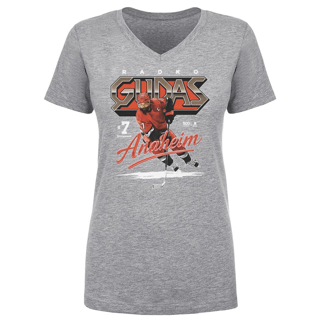 Radko Gudas Women's V-Neck T-Shirt | 500 LEVEL