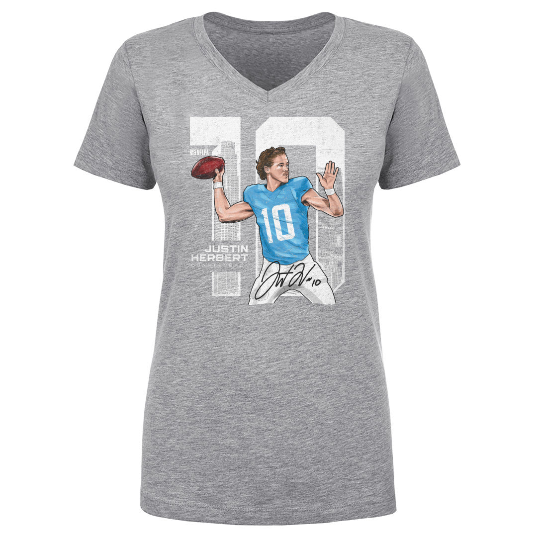 Justin Herbert Women's V-Neck T-Shirt | 500 LEVEL