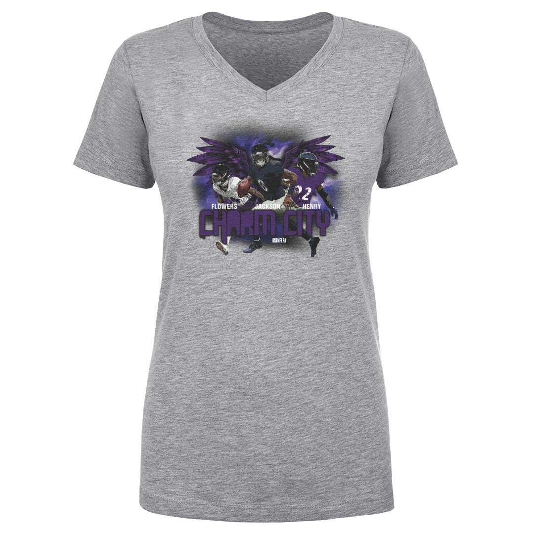 Baltimore Women's V-Neck T-Shirt | 500 LEVEL