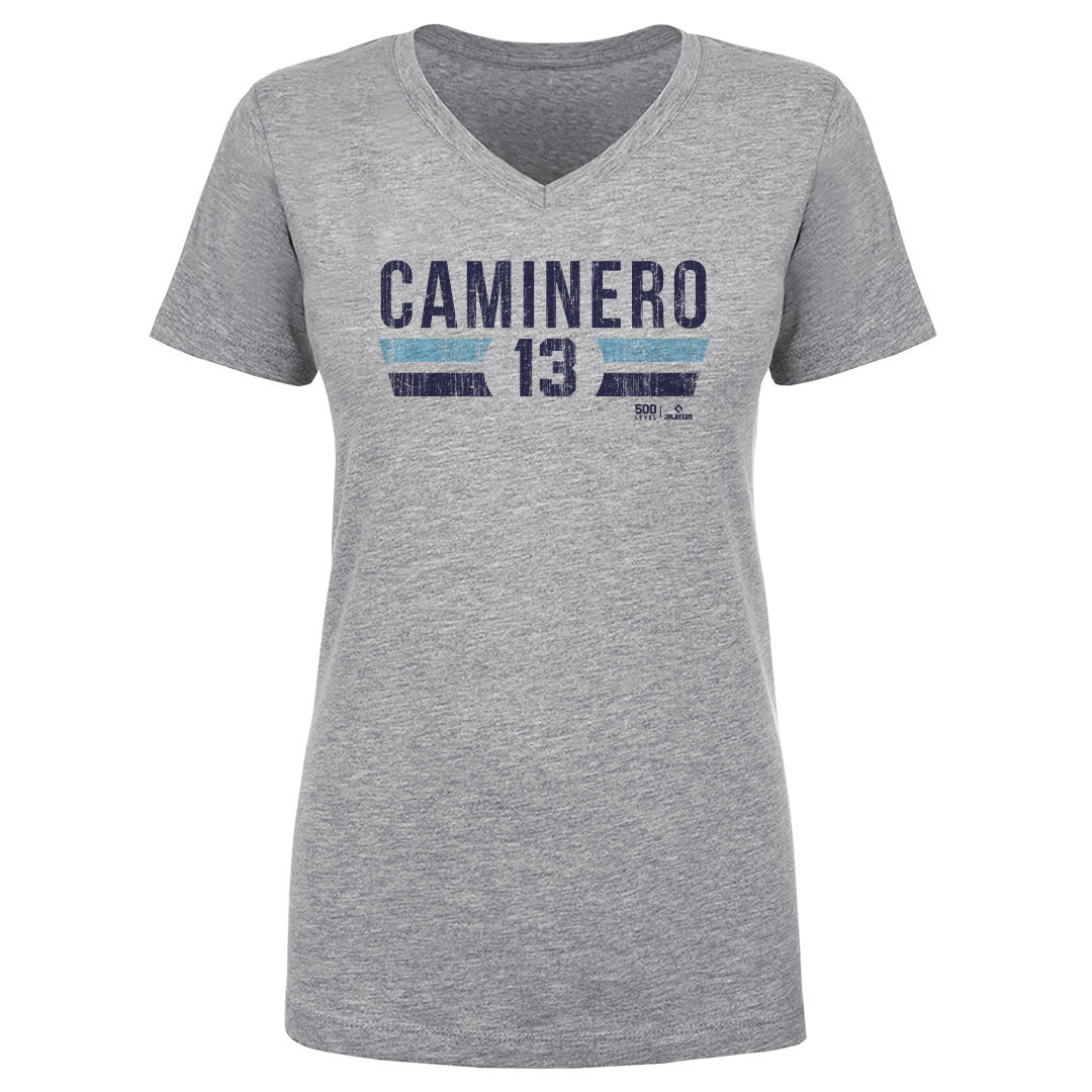 Junior Caminero Women's V-Neck T-Shirt | 500 LEVEL