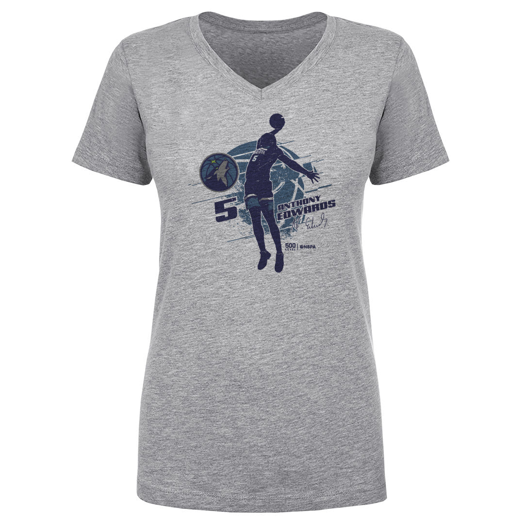 Anthony Edwards Women's V-Neck T-Shirt | 500 LEVEL