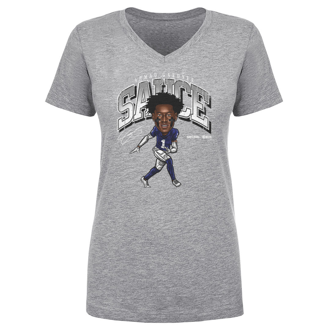 Sauce Gardner Women's V-Neck T-Shirt | 500 LEVEL