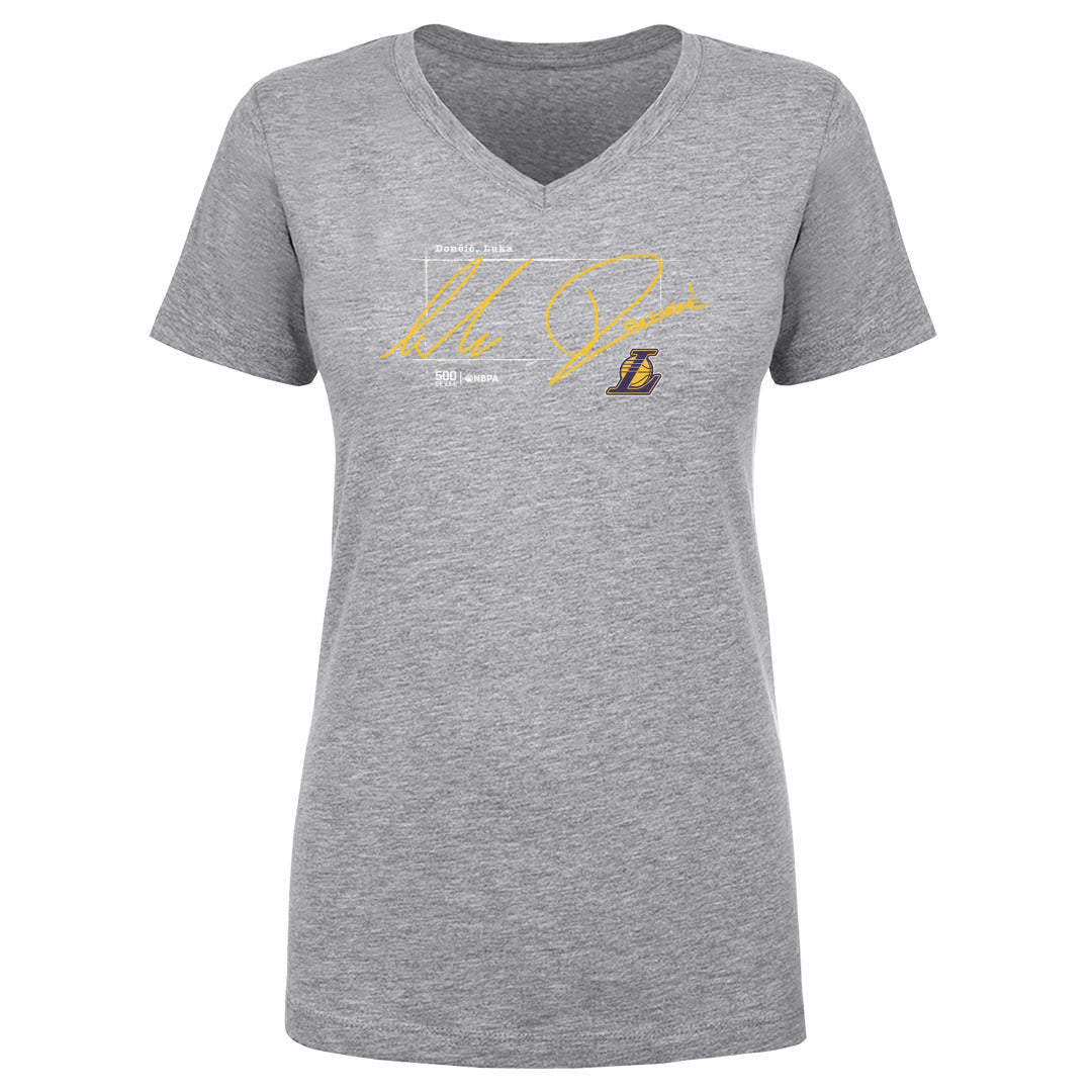 Luka Doncic Women's V-Neck T-Shirt | 500 LEVEL
