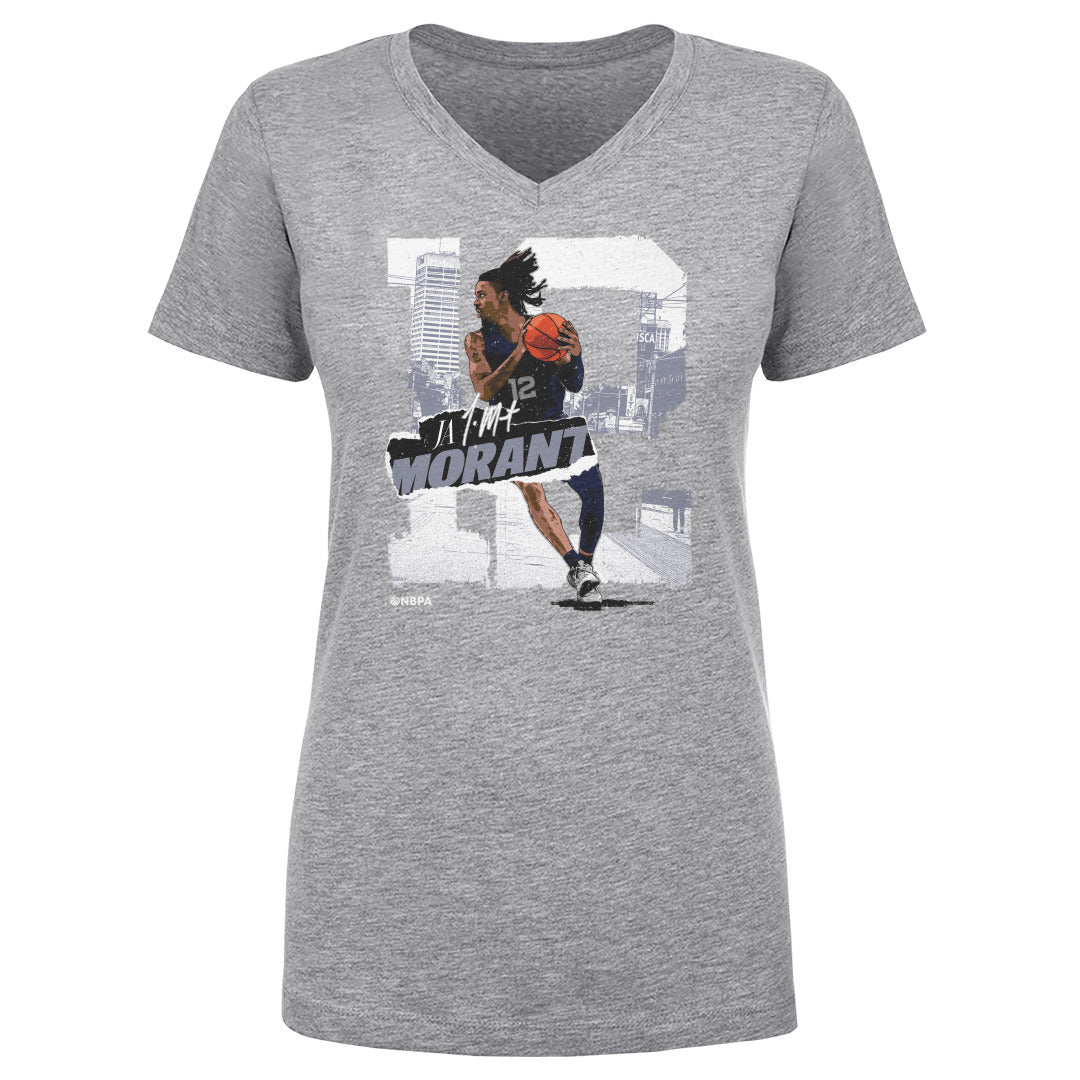Ja Morant Women's V-Neck T-Shirt | 500 LEVEL
