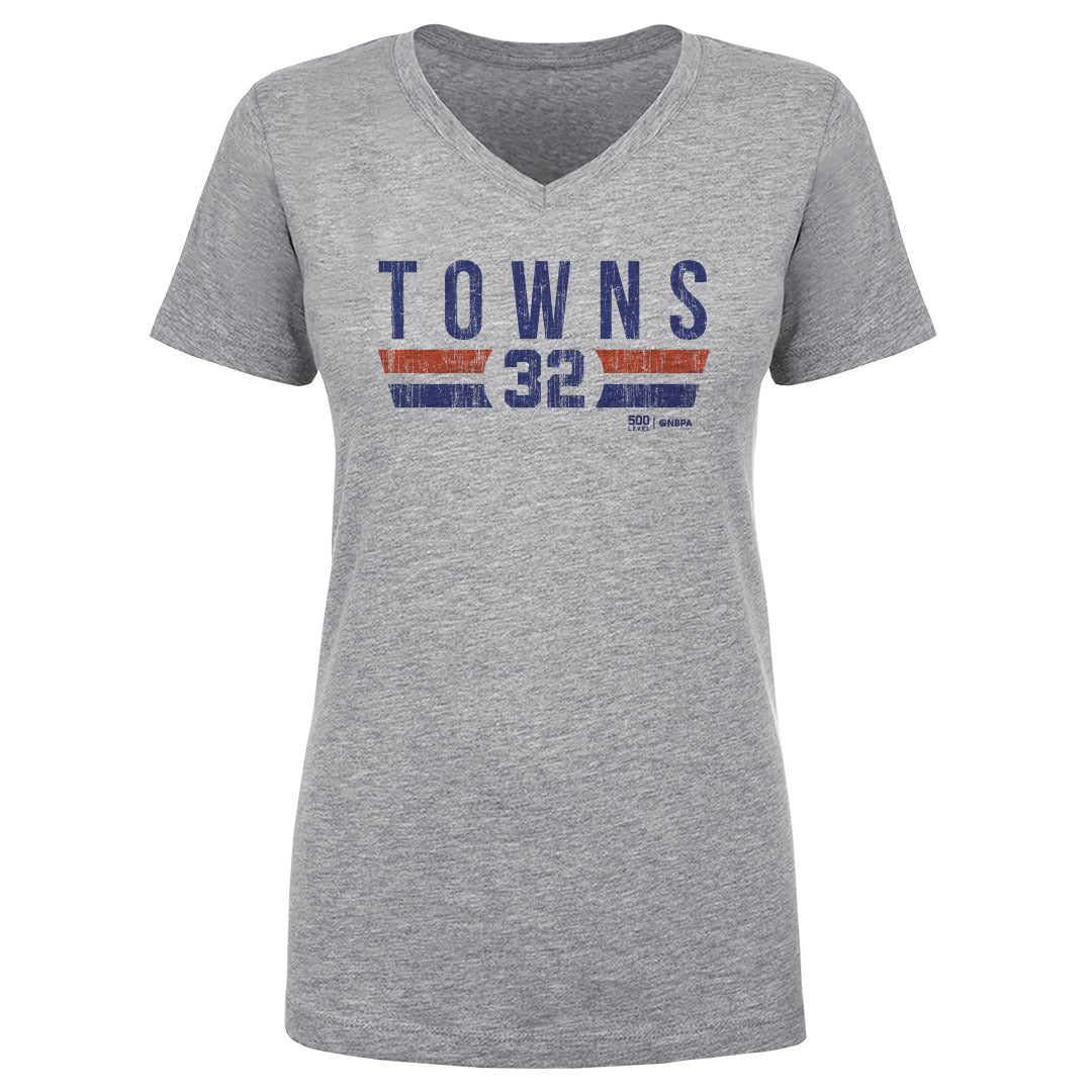 Karl-Anthony Towns Women's V-Neck T-Shirt | 500 LEVEL