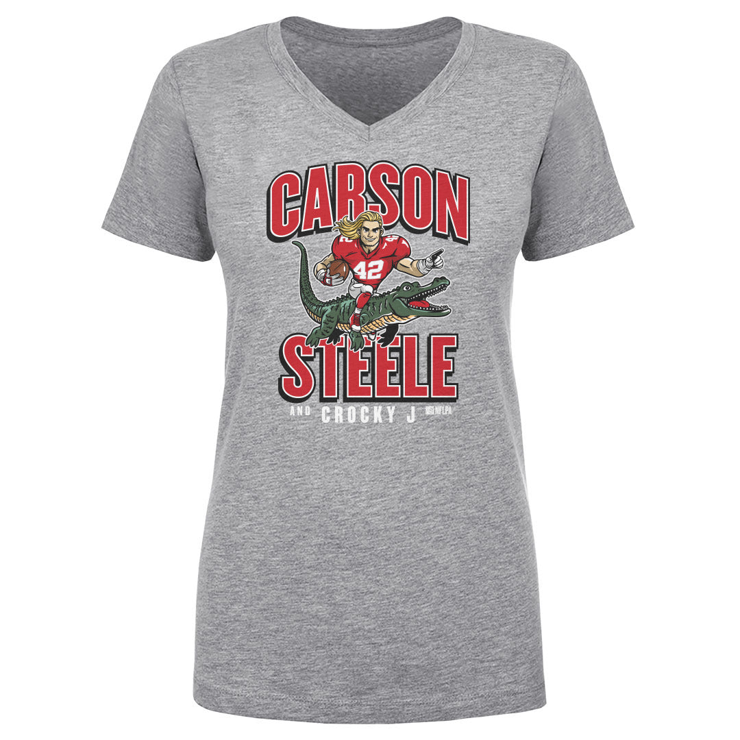Carson Steele Women's V-Neck T-Shirt | 500 LEVEL