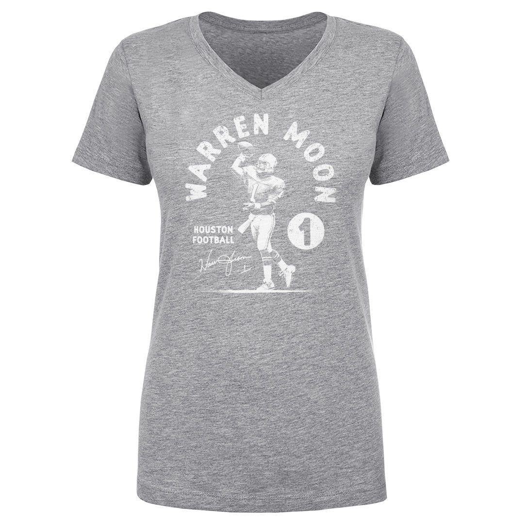 Warren Moon Women's V-Neck T-Shirt | 500 LEVEL