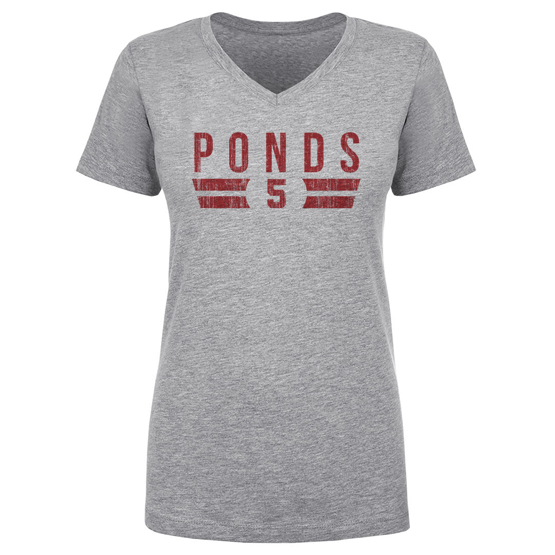 D'Angelo Ponds Women's V-Neck T-Shirt | 500 LEVEL