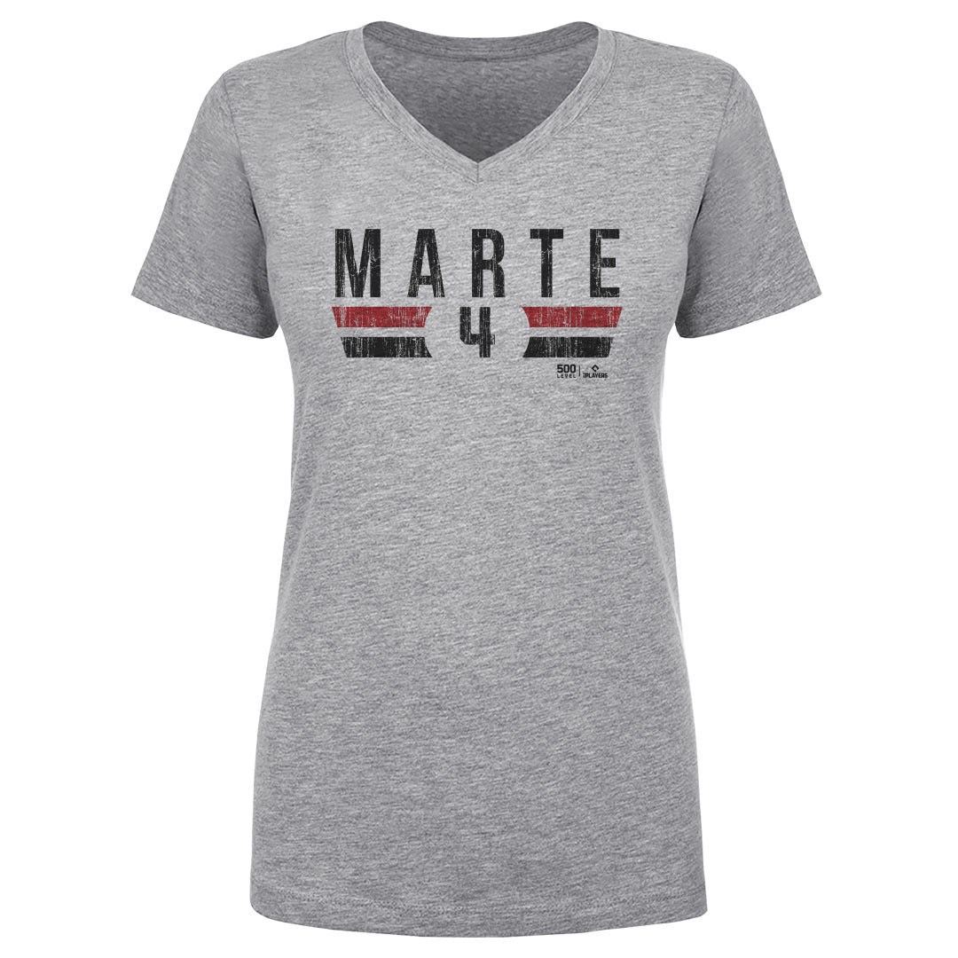 Ketel Marte Women's V-Neck T-Shirt | 500 LEVEL
