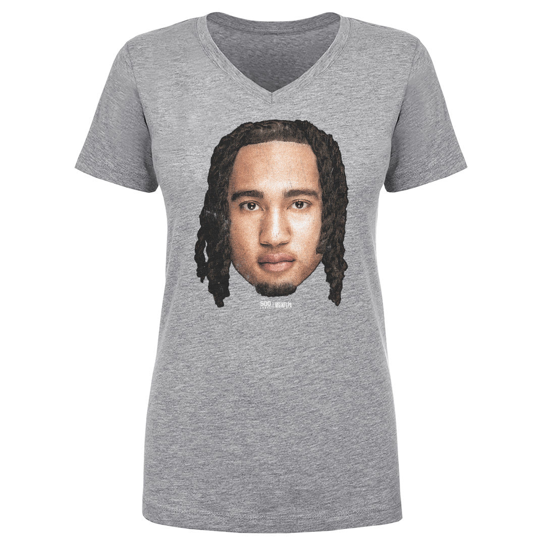C.J. Stroud Women's V-Neck T-Shirt | 500 LEVEL