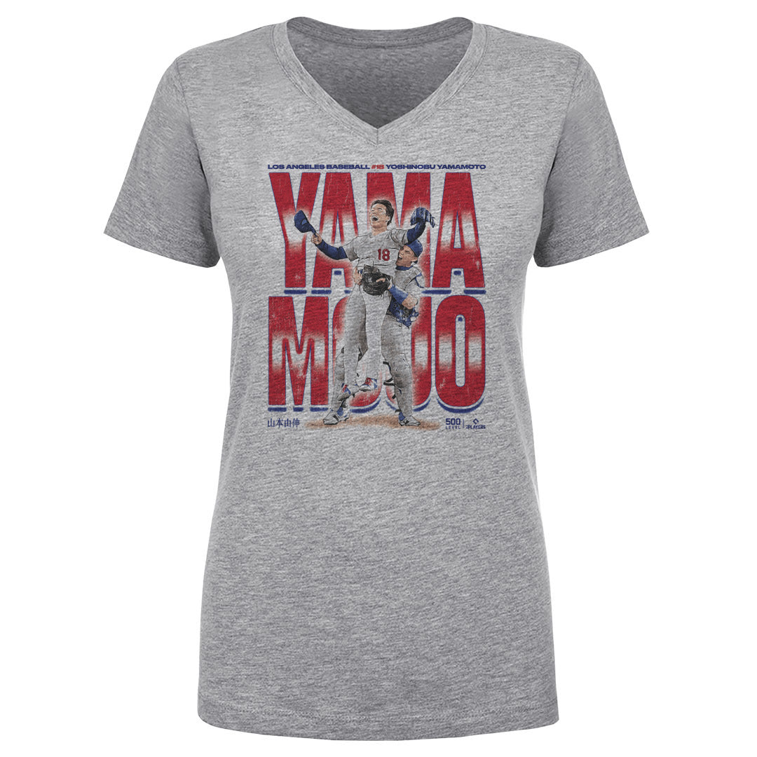 Yoshinobu Yamamoto Women's V-Neck T-Shirt | 500 LEVEL