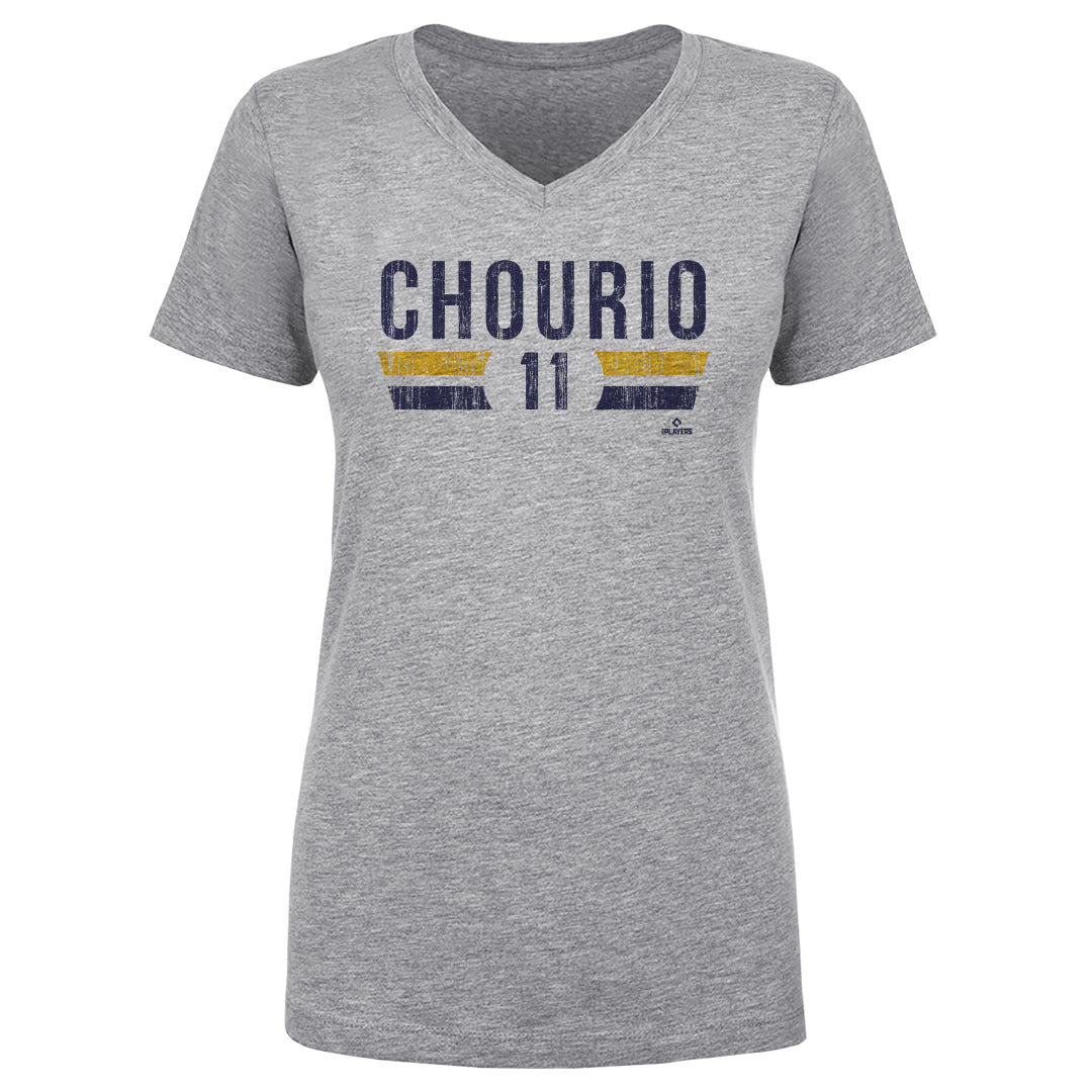 Jackson Chourio Women's V-Neck T-Shirt | 500 LEVEL