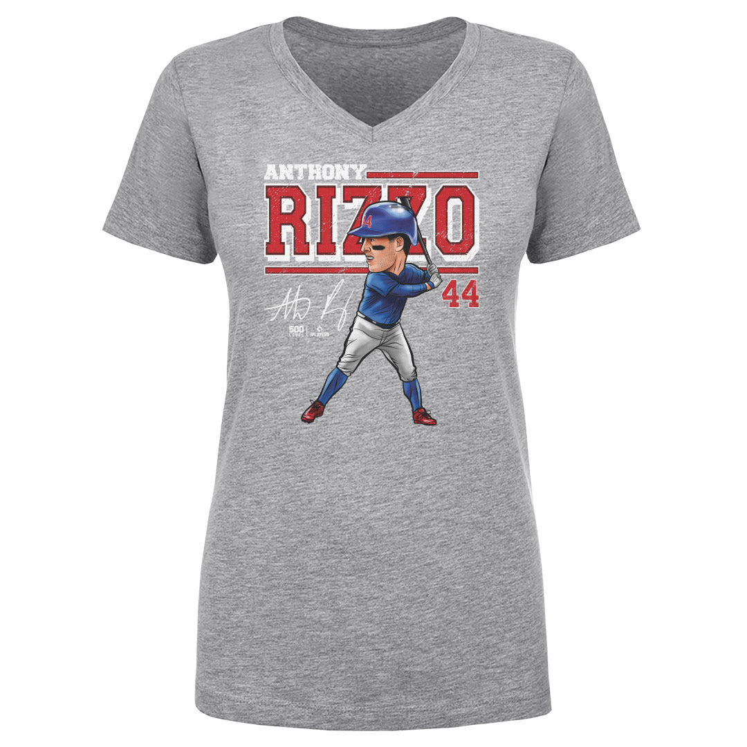 Anthony Rizzo Women's V-Neck T-Shirt | 500 LEVEL