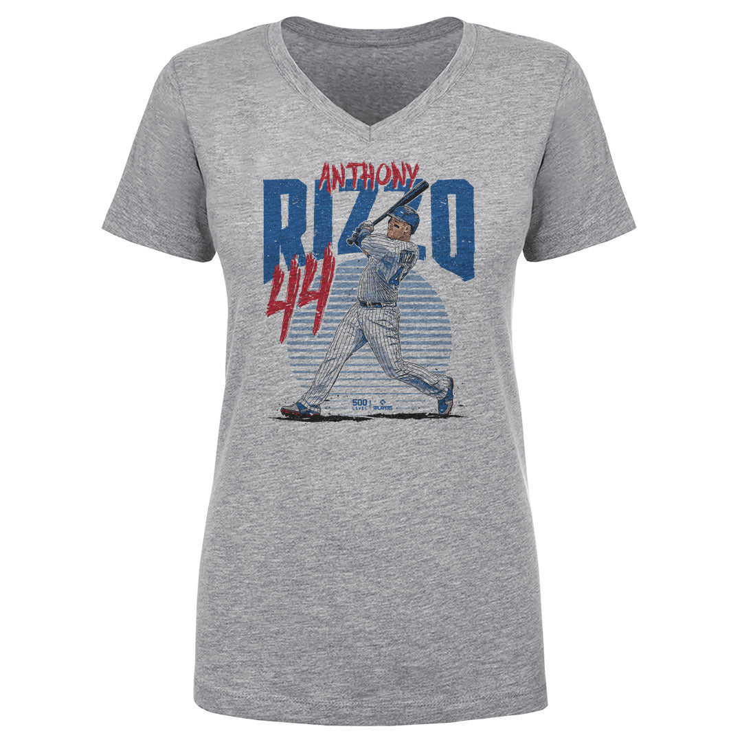 Anthony Rizzo Women's V-Neck T-Shirt | 500 LEVEL
