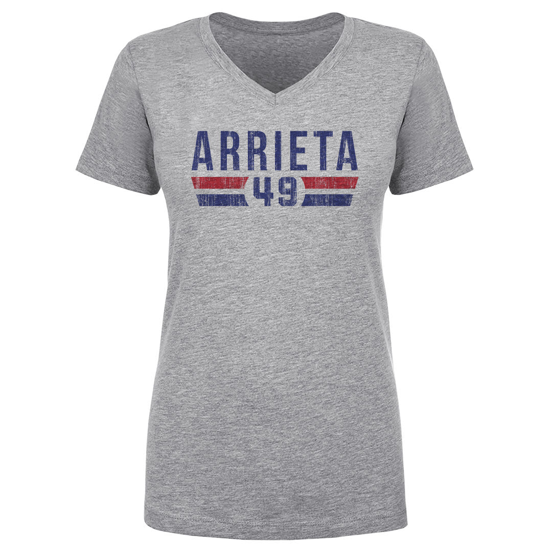 Jake Arrieta Women's V-Neck T-Shirt | 500 LEVEL