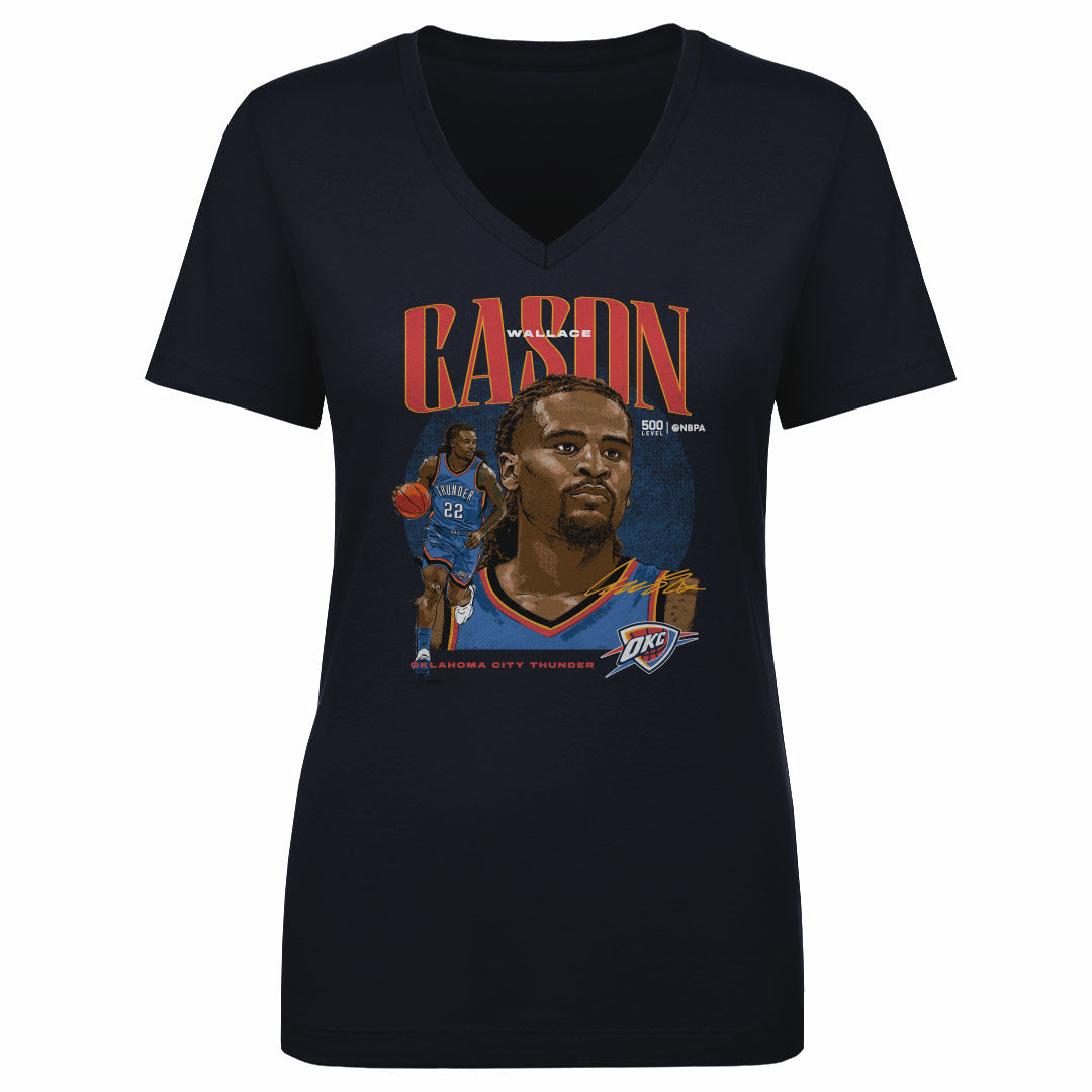 Cason Wallace Women's V-Neck T-Shirt | 500 LEVEL