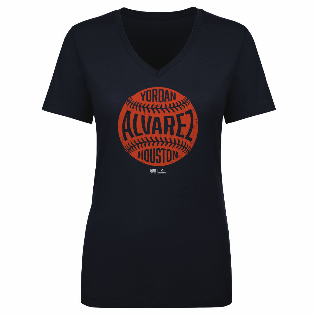 Yordan Alvarez Women's V-Neck T-Shirt | 500 LEVEL