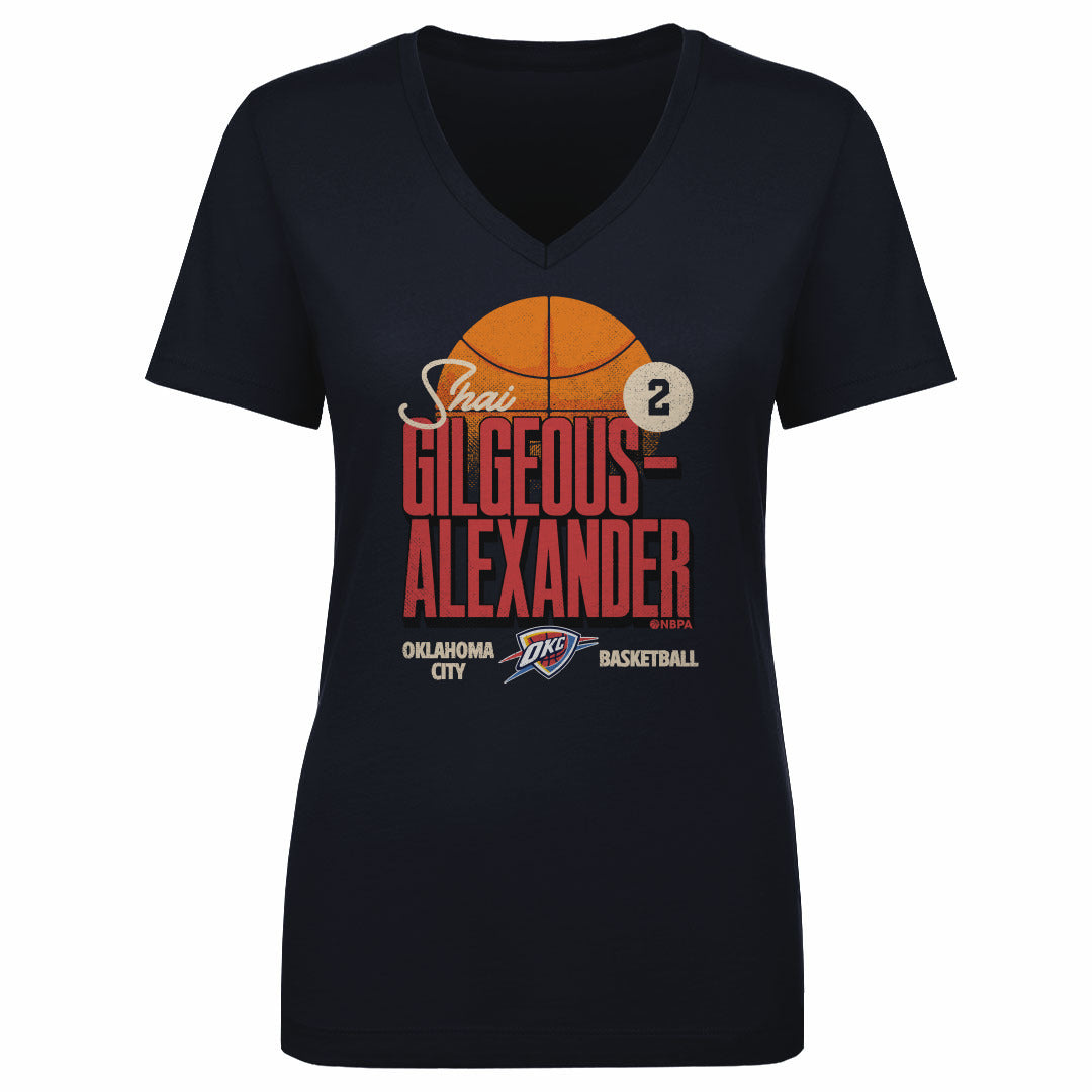 Shai Gilgeous-Alexander Women's V-Neck T-Shirt | 500 LEVEL