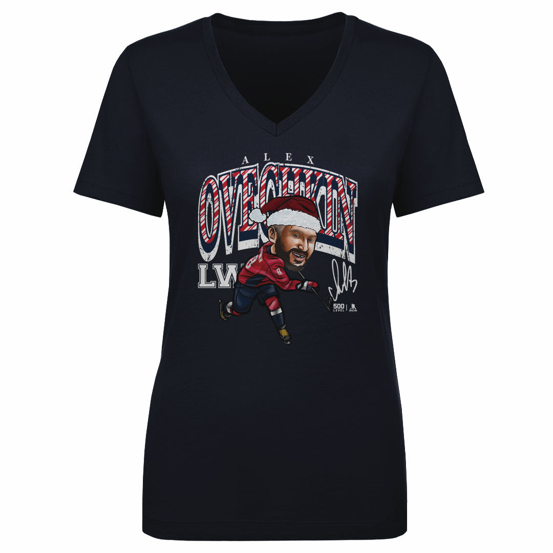 Alex Ovechkin Women's V-Neck T-Shirt | 500 LEVEL