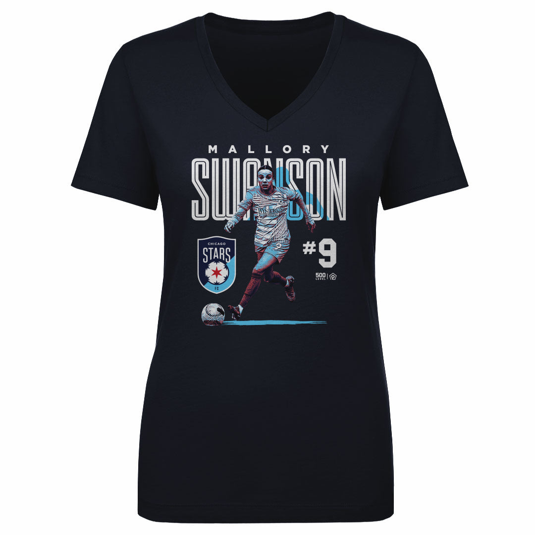Mallory Swanson Women's V-Neck T-Shirt | 500 LEVEL