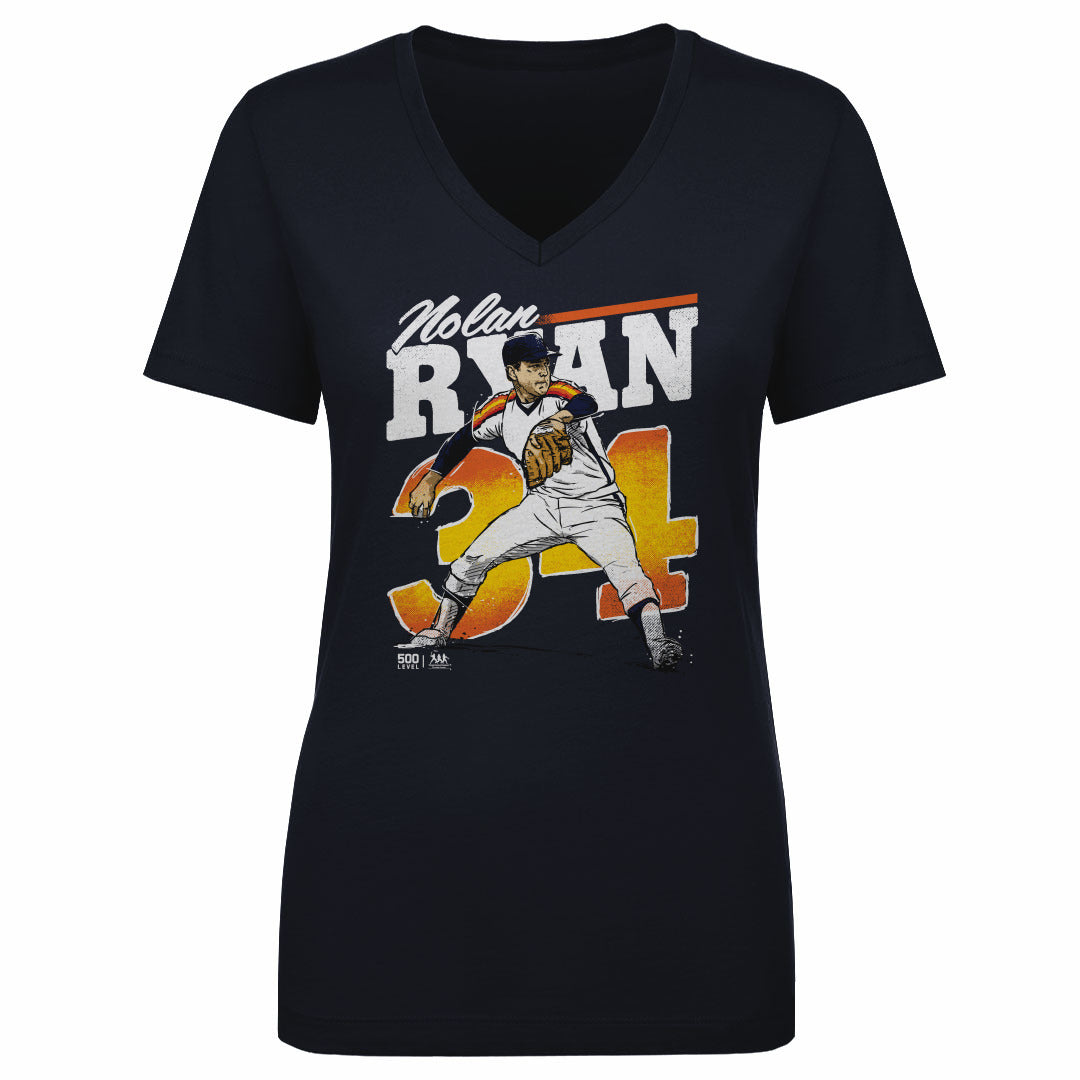 Nolan Ryan Women's V-Neck T-Shirt | 500 LEVEL