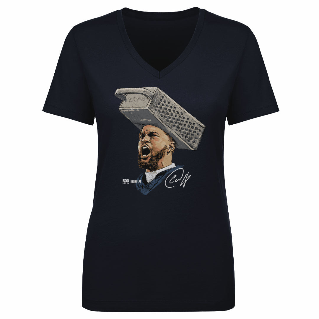 Caleb Williams Women's V-Neck T-Shirt | 500 LEVEL