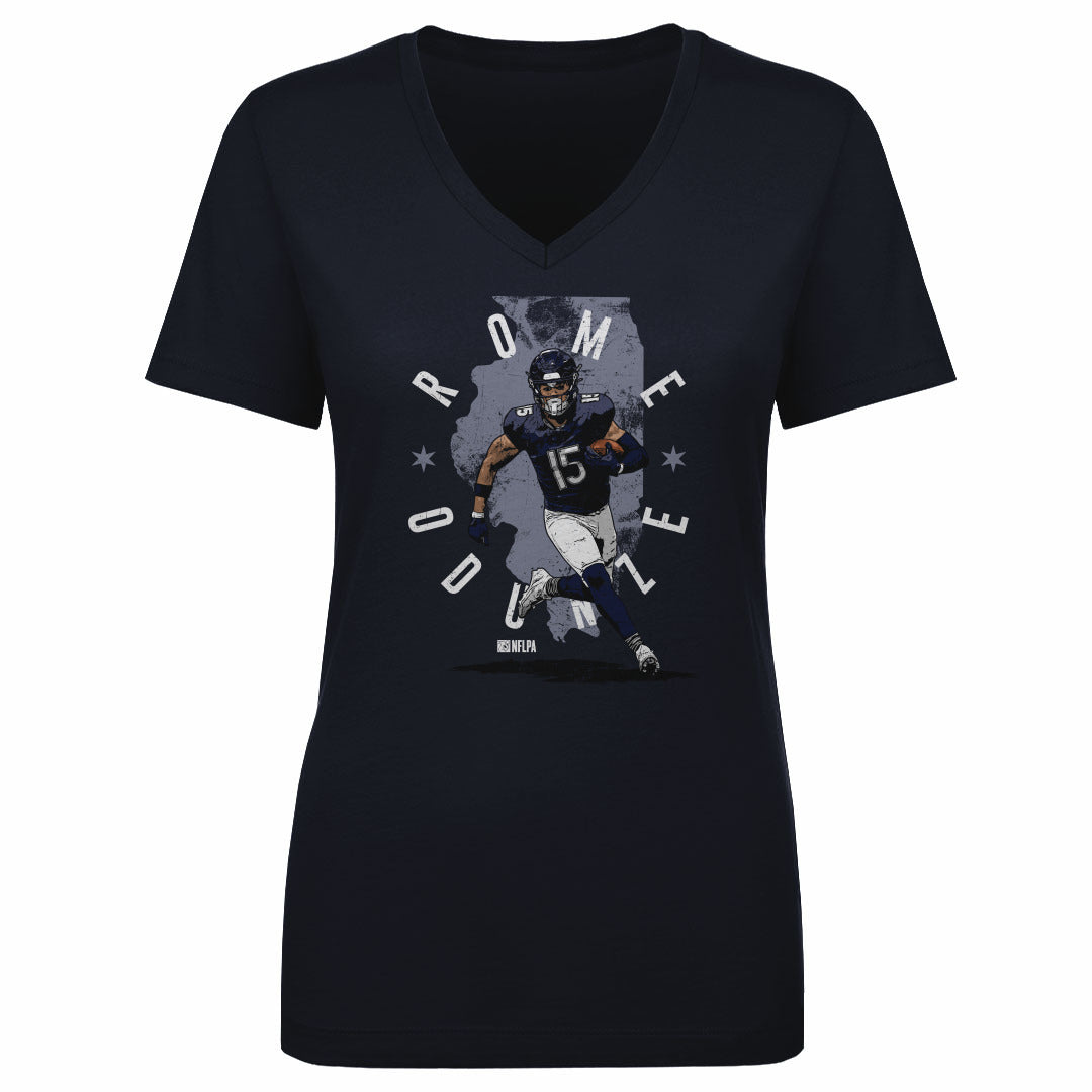 Rome Odunze Women's V-Neck T-Shirt | 500 LEVEL